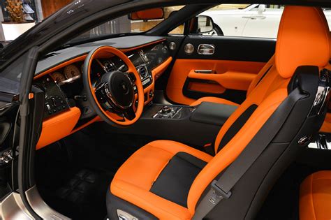 Rolls-Royce Wraith Black Badge Has A Very Orangy Interior | Carscoops