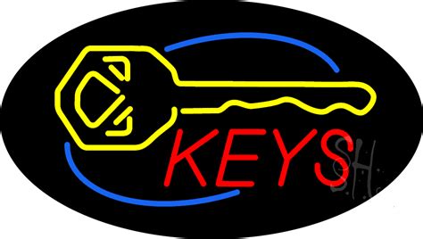 Keys Animated Neon Sign - Home Improvement Neon Signs - Everything Neon