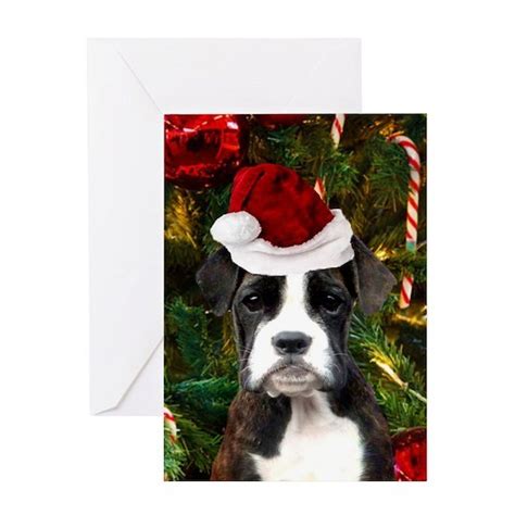 Christmas Boxer Dog Greeting Card Christmas Boxer Dog Greeting Cards by ritmoboxerdesigns ...