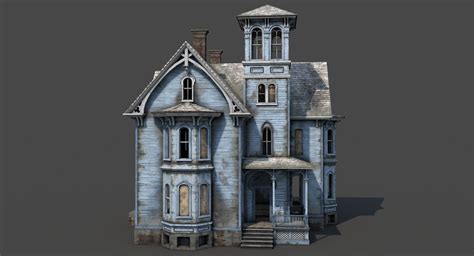 Old Haunted House 3D Model $99 - .c4d .max .fbx .obj - Free3D