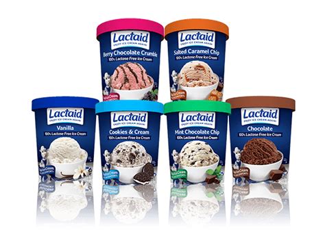 LACTAID® Ice Cream | Lactose free dairy products, Lactose free cheese, Lactose free