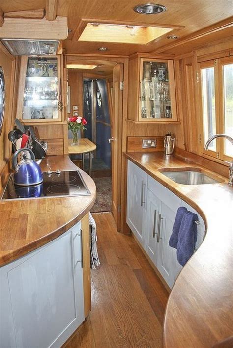 Wood interior ideas for your van 24 | Boat house interior, House boat ...