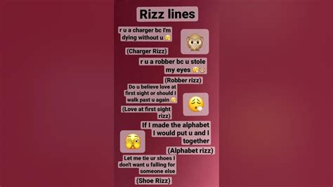 Rizz lines 😮‍💨🫣🙊 - YouTube