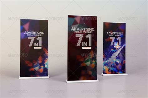 Advertising Display Mockups | Display mockup, Sign mockup, Mockup