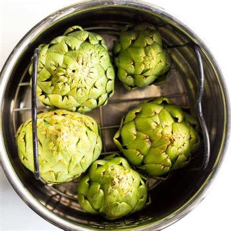 Quick Fork-Tender Instant Pot Steamed Artichokes - Wholesomelicious