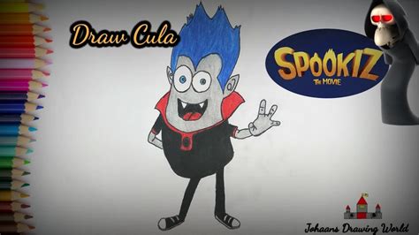 Draw cartoon character Cula from Spookiz | easy drawing for kids - YouTube