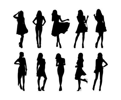 Female Silhouette Clipart