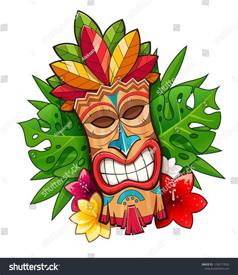 3,892 Hawaiian Tiki Masks Stock Vectors, Images & Vector Art | Shutterstock