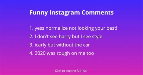 120+ Funny Instagram Comments - Followchain