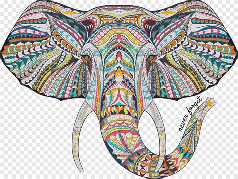 Relaxing Coloring Pages Elephant I Love