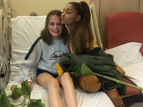 Manchester attack victim Evie Mills 'buzzing' after Ariana Grande visit ...