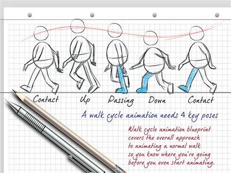 How to Animate a Walk Cycle Perfectly with Simple Steps?