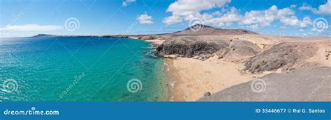 Papagayo Beach in Lanzarote Stock Image - Image of papagayo, canarias ...