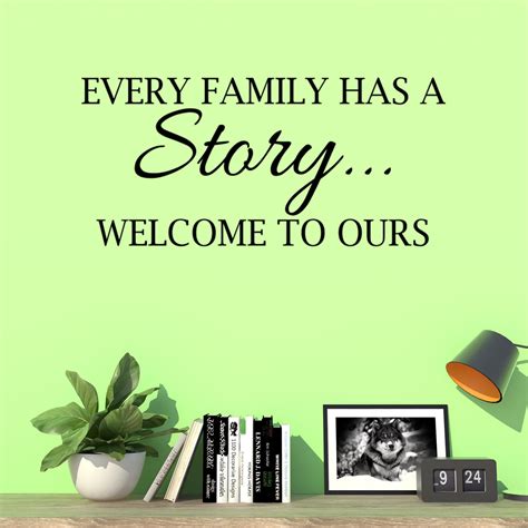 Empresal Every Family Has a Story Vinyl Wall Words Decal Sticker Art ...