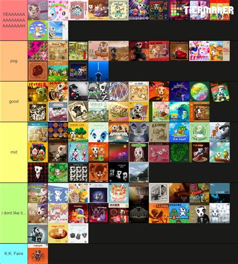 K.K Slider Songs Tier List (Community Rankings) - TierMaker