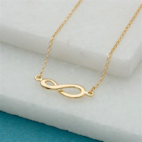 infinity symbol necklace by lily charmed | notonthehighstreet.com