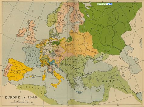 Europe Map 1648