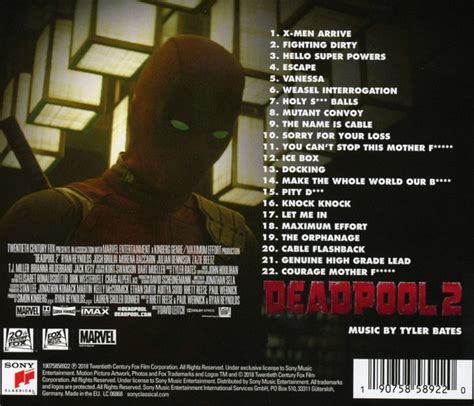 Deadpool 2 (score) : - original soundtrack buy it online at the ...