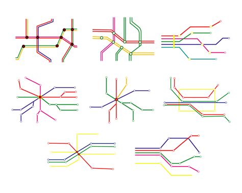 Tube Map Vector 167020 Vector Art at Vecteezy