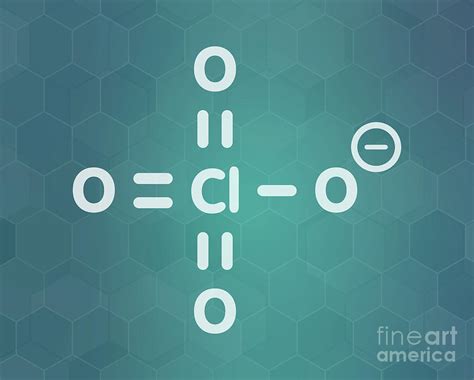 Perchlorate Anion Chemical Structure Photograph by Molekuul/science Photo Library | Pixels