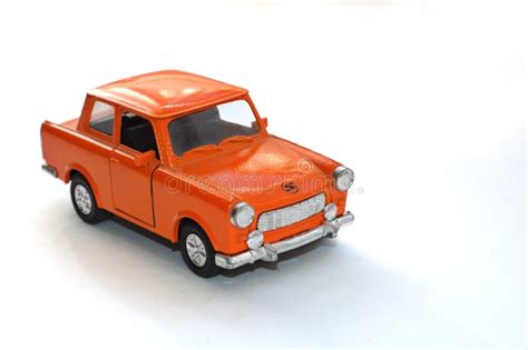 Orange car (toy) stock image. Image of play, decorative - 1016437