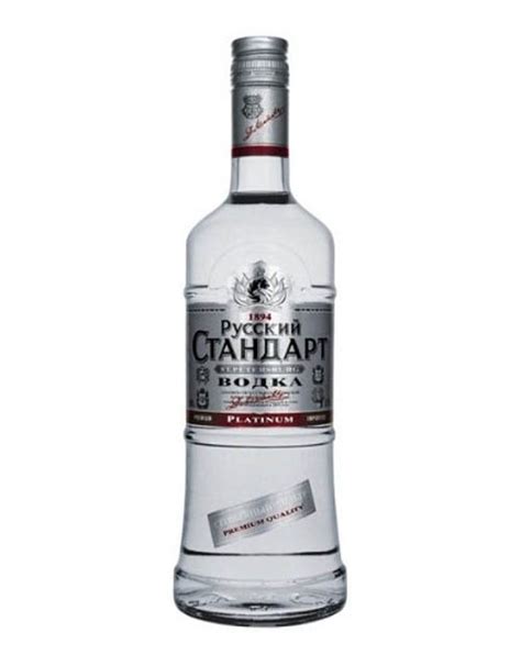 Russian Standard Platinum Vodka 100cl – OnlineCava