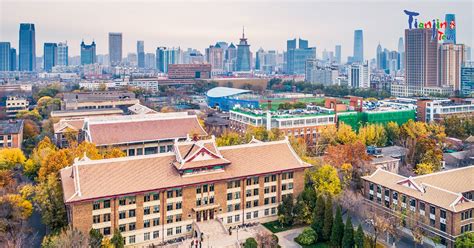 Aerial photography of Tianjin University -- In this beautiful campus, let’s explore knowledge ...