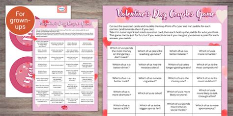 Valentine's Day Couples Game | Twinkl Party (teacher made)