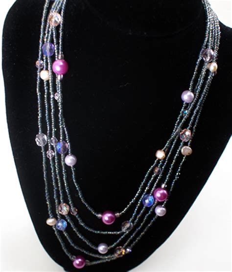 Multi Strand Beaded Necklace