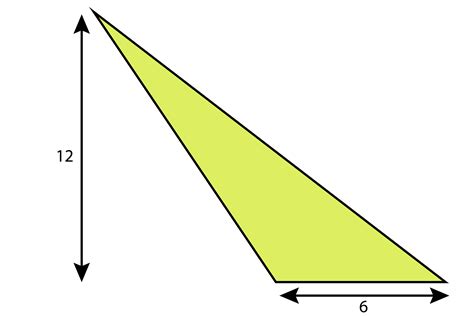 Work out the area of these triangle examples