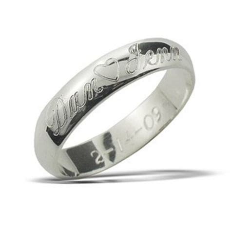 Items similar to Personalized Promise Rings on Etsy