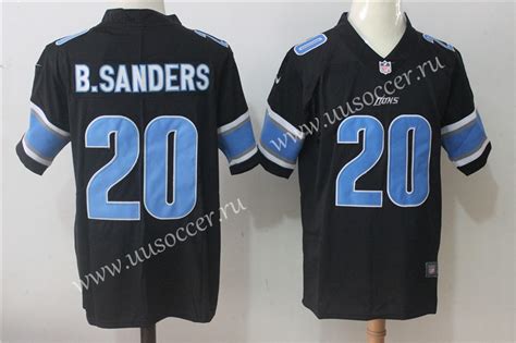 NFL Detroit Lions Black #20 Jersey-Detroit Lions| topjersey