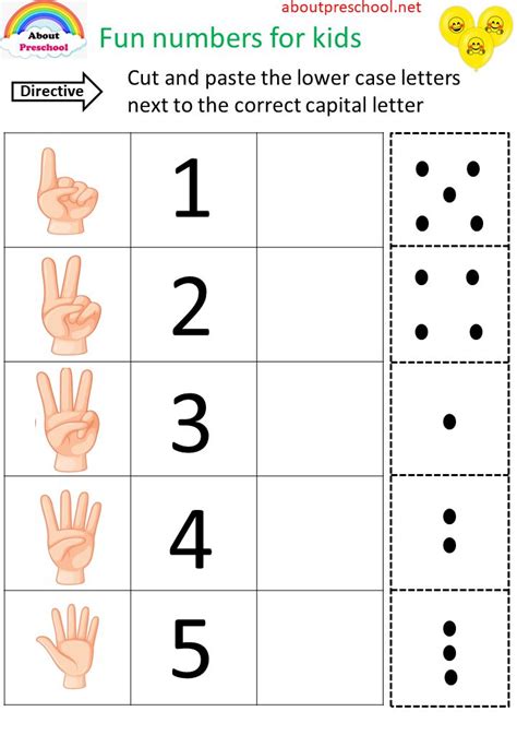 Number Matching Printables