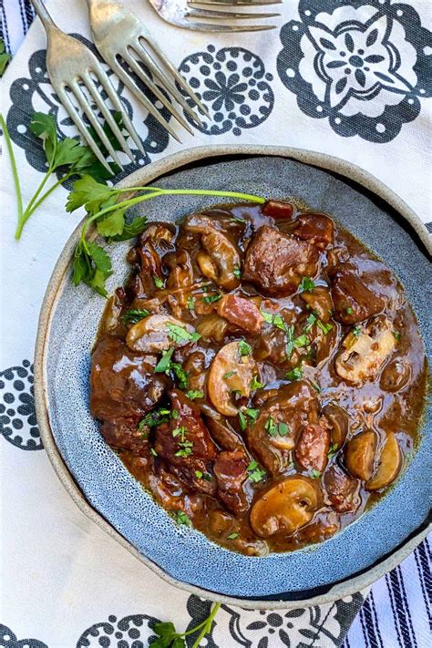 Ginette Mathiot's Boeuf Bourguignon Recipe l Panning The Globe