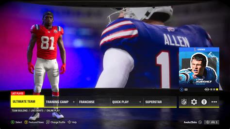 Patriots red throwback jersey in game? : r/MaddenUltimateTeam