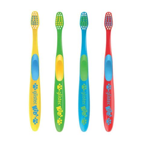 GLISTER Kids Toothbrush (4 Pcs) | Shopee Malaysia