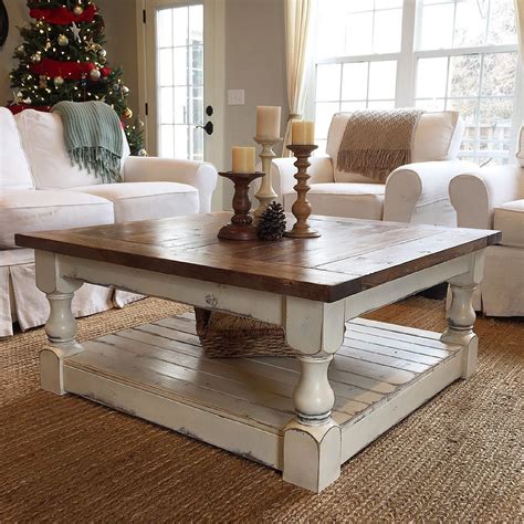 10+ Rustic Farmhouse Coffee Tables – HOMYRACKS