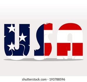 Vector Illustration Usa Flag Puzzle Isolated Stock Vector (Royalty Free) 193788596 | Shutterstock