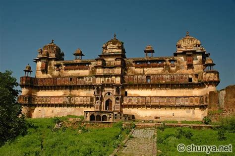 Orchha Palace in the middle of nowhere in northern India. We stayed there and were only 1 of 2 ...