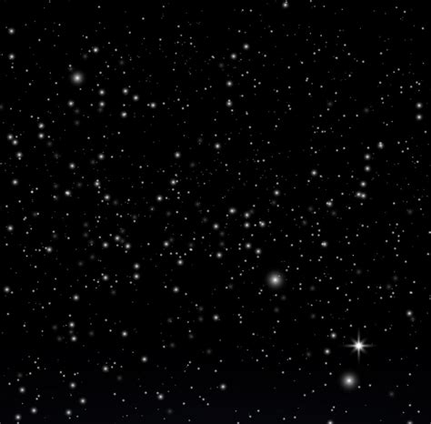 Night shining starry sky, blue space background with stars, space. beautiful night sky. 10996125 ...
