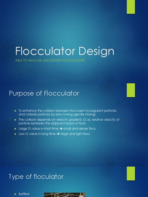 Chapter 3.2 - Flocculation | PDF | Chemistry | Physical Quantities