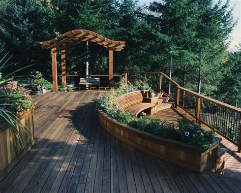 Wood Deck Patio Ideas — Randolph Indoor and Outdoor Design