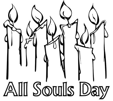 All Souls Day coloring page - Download, Print or Color Online for Free