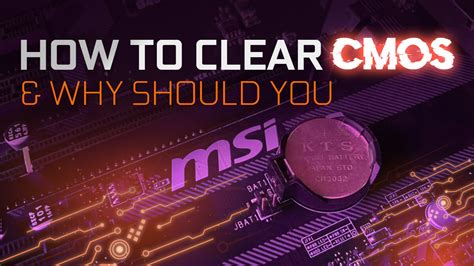 How To Clear CMOS On Your Motherboard?