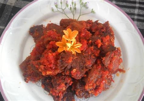 Resep Dendeng Balado Padang (Dendeng Batokok) oleh Alina Pramudita | Recette