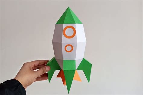 DIY Rocket - 3d papercraft