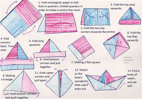 Free Paper Boat Patterns