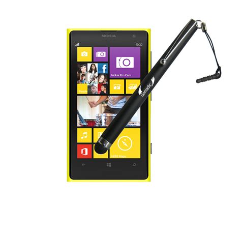 Gomadic Precision Tip Capacitive Stylus Pen designed for the Nokia Lumia 1020 (Black Color ...