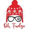 Oh Fudge SVG files for Cricut, Funny Kids Christmas Movie Holiday SVG