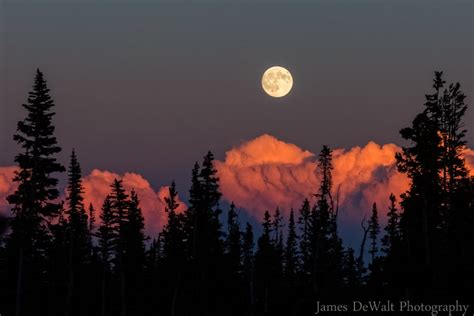 Harvest Moon-fine Art-landscape Photography-rocky Mountains-sunset-full Moon-moonrise-home Decor ...